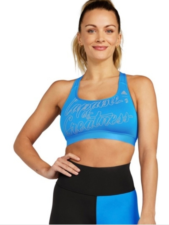 adidas Other - Adidas x Peloton Capable Of Greatness Train Bra Cobalt Blue Size L